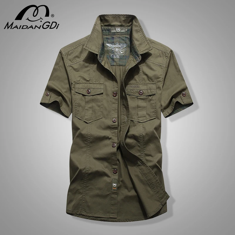 

Men's Shirts 2020 Summer New Short Sleeved Solid Color Tops Male's Slim Fashion Clothes 100% Solid Cotton Breathable Men's Shirt