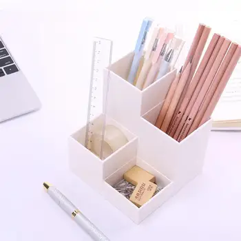 

Practical Desktop Pen Holder Desktop Stationery Makeup Brush Storage Organizer