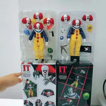 

NECA 1990 The Movie IT Pennywise Joker Clown Old Edition Action Figure Model Toys Doll For Gift