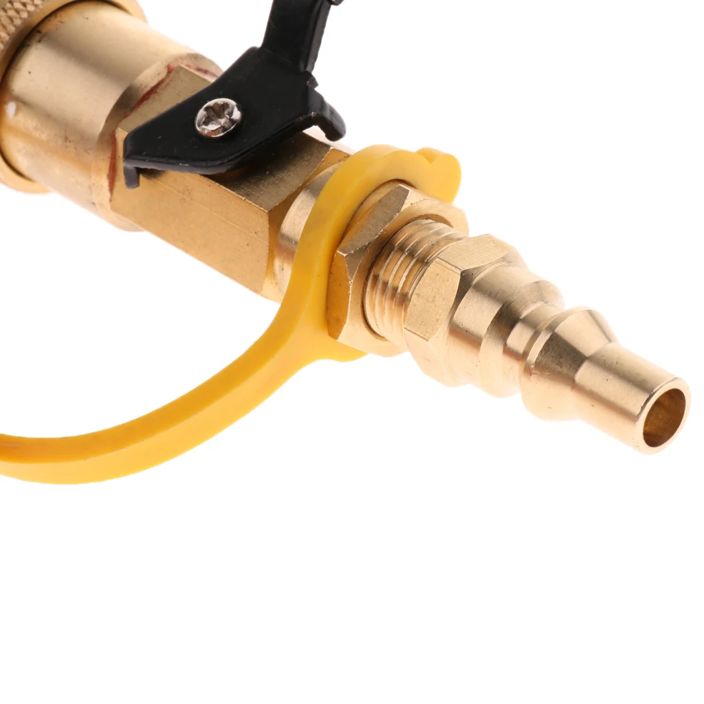 1/4'' Gas Quick Connect Adapter Fittings LP Propane Hose Quick Disconnect
