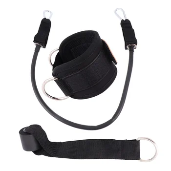 

1 Set Sports Binding Leg Buckle Fitness Training Equipment Foot Rings Portal Frame Leg Hip Strength Trainer Ankle Tension Rope (