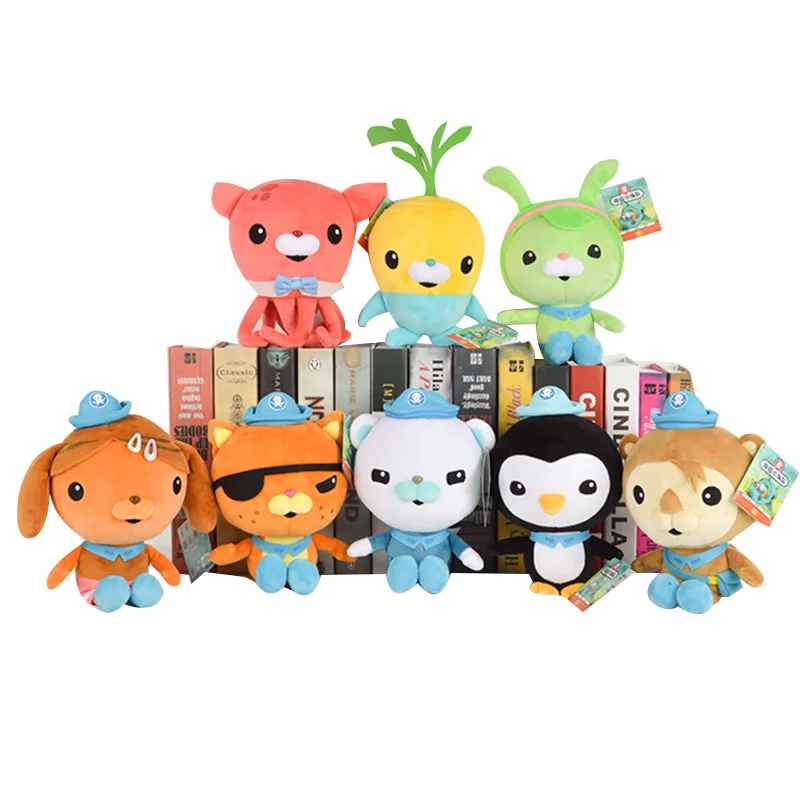 19 см оригинальные Octonauts плюшевые набивные куклы песо квацзи даси тбли Осьминог