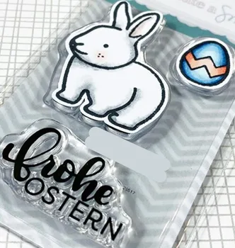 

German Easter Transparent Clear Silicone Stamp/Seal for DIY scrapbooking/photo album Decorative clear stamp A2286