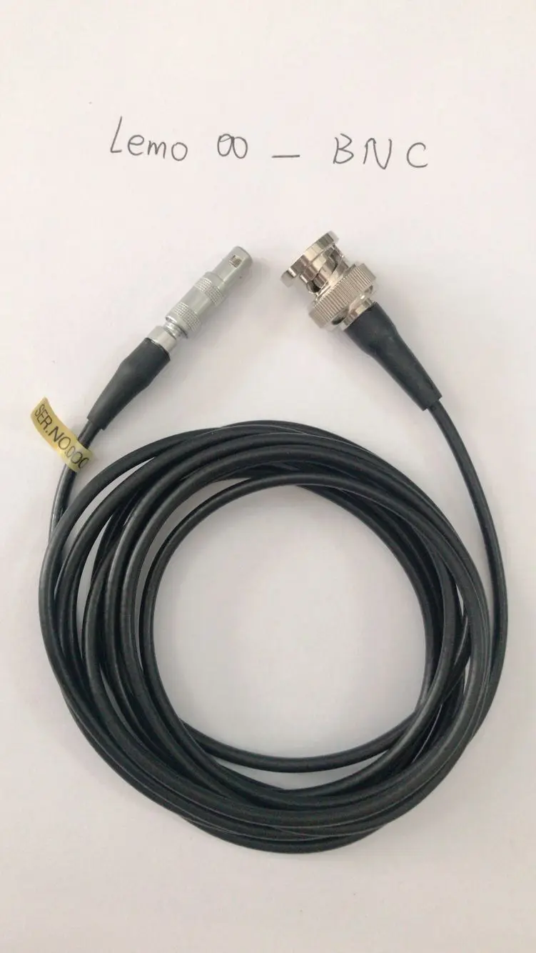 BNC Q9 Male to LEMO-00 C5 Female Adapter for Ultrasonic Flaw Detector 