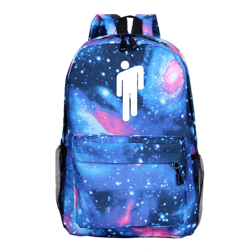 

New Billie Eilish Backpack Creative Pattern Outdoor Travel Bag Student Bag Casual Billie Eilish Student Backpack
