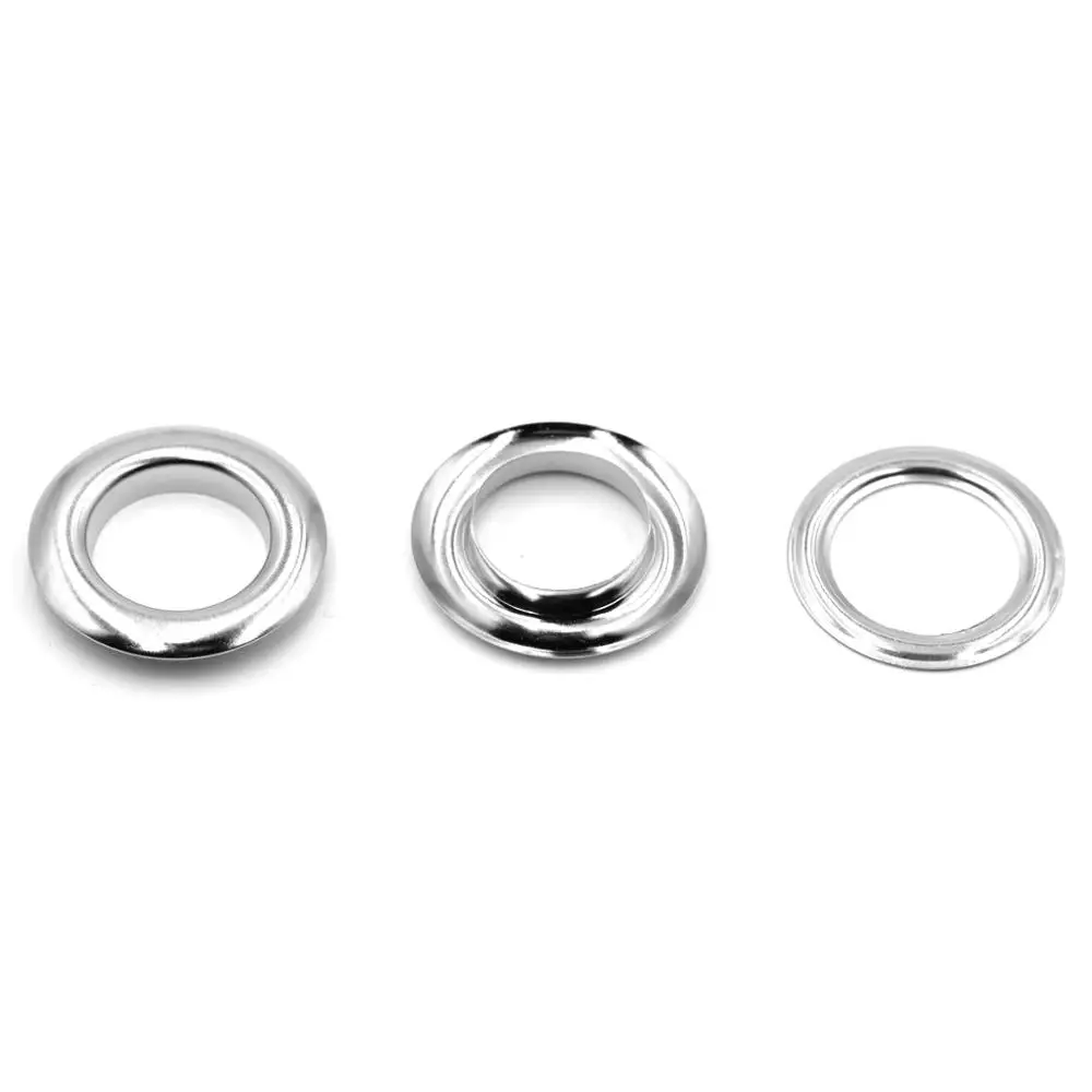 KALASO 10sets 20mm Pure Brass Material Big Size Silver Color Grommet Eyelet With Washer Fit Leather DIY Craft Shoes Belt Cap eyelet grommet ring eyelet grommet ring kit grommet eyelet kit