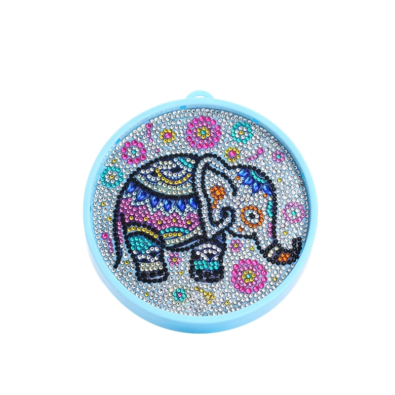 

DIY Handmade Diamond Painting Shaped Diamond LED Night Light Baby Elephant Room Pendant Hanging Light
