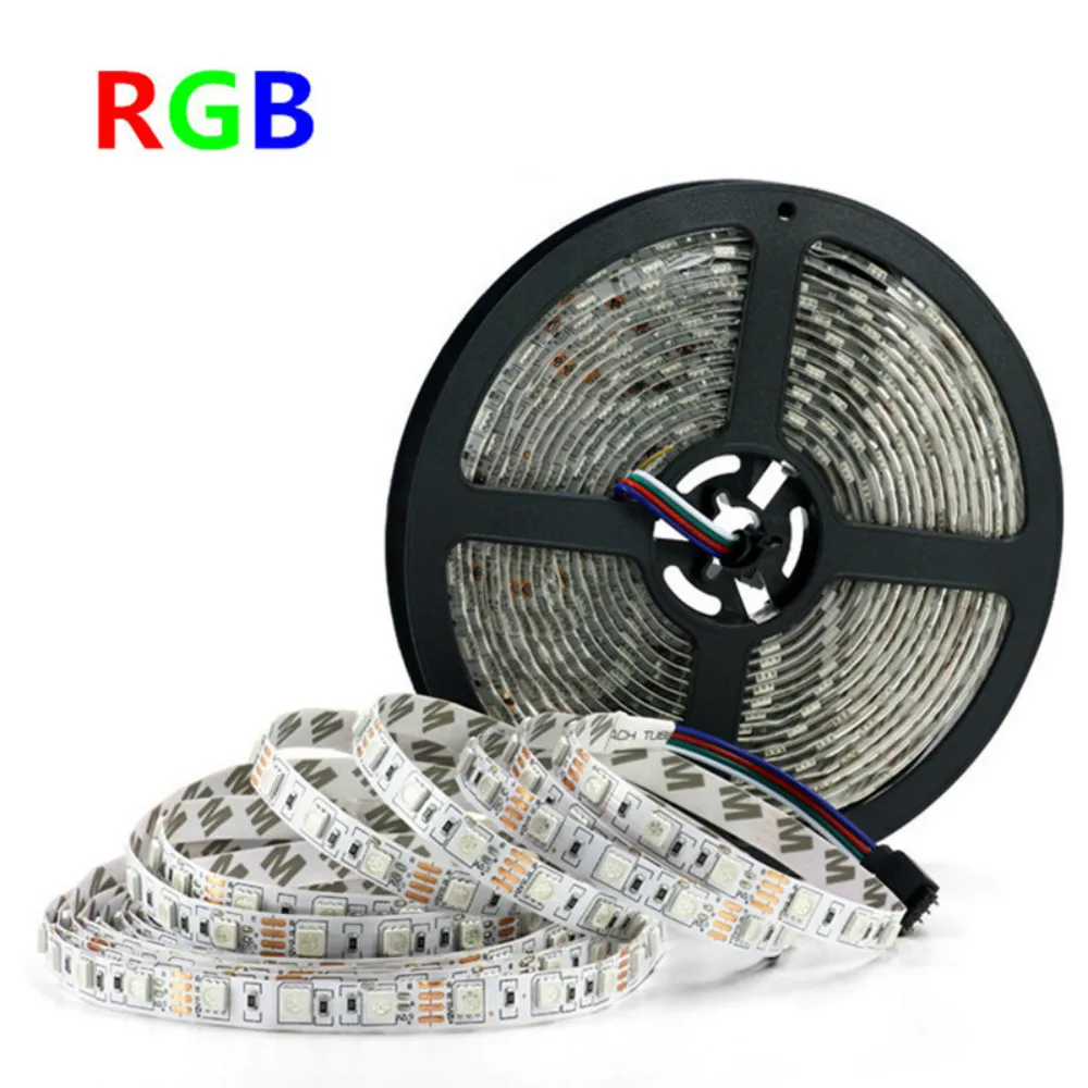 Светодиодный светильник 12 В RGB 5050 luces светодиодный s полоски водонепроницаемая