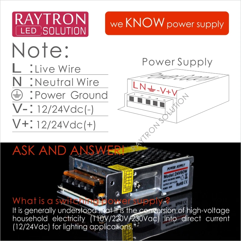 12V 24V DC экономически эффективным общего класса Max 500 Вт светильник CCTV промышленный