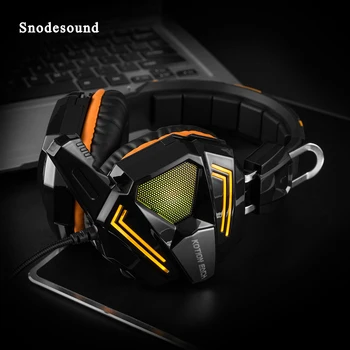

Snodesound G5000 Gaming Headphones With Microphone 3.5mm Wired Video Game Headset USB Bass Earphones For PC PS4 Computer Gamer