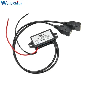 

DC-DC Car Power 12V to 5V 3A 15W Converter Module Micro USB Step Down Power Output Adapter Low Heat Auto Protection