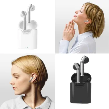 

Bluetooth Earphones TWS Wireless Earphones In-Ear Headsets 5.0 Version Transmission With Charging Box for All Phone