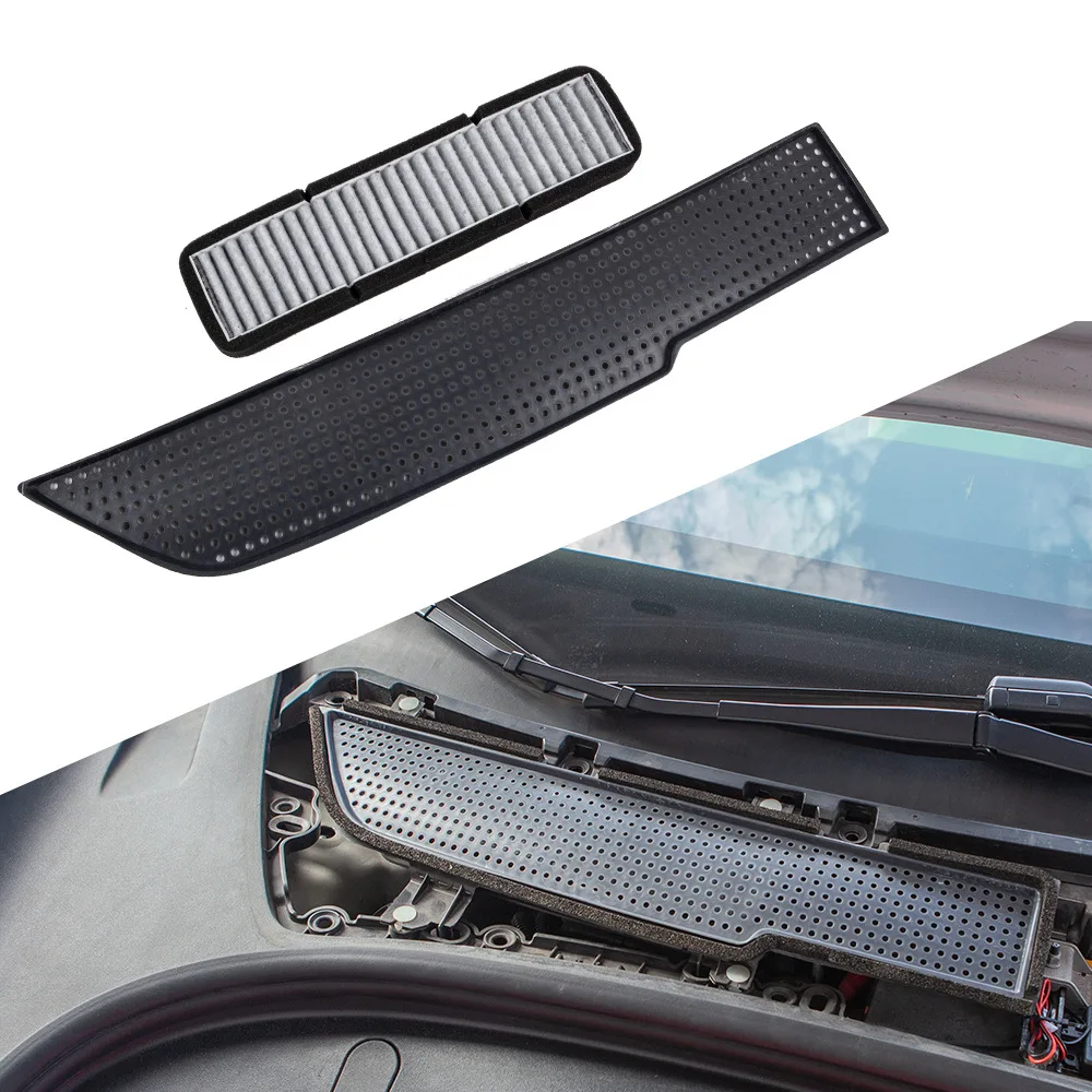 

Anti-blocking Model3 Car Air Protection Decorative Air Flow Vent Cover Trim Auto For Tesla Model 3 Air Intake Cover Accessories