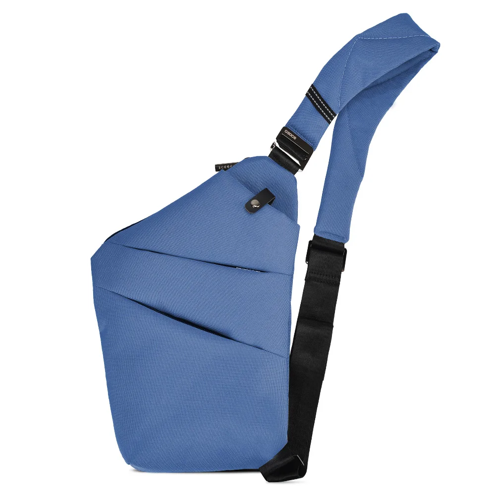 OSOCE Противоугонная сумка через плечо, сумка на плечо, нагрудная сумка, водонепроницаемый чехол, рюкзак, велосипедный спорт