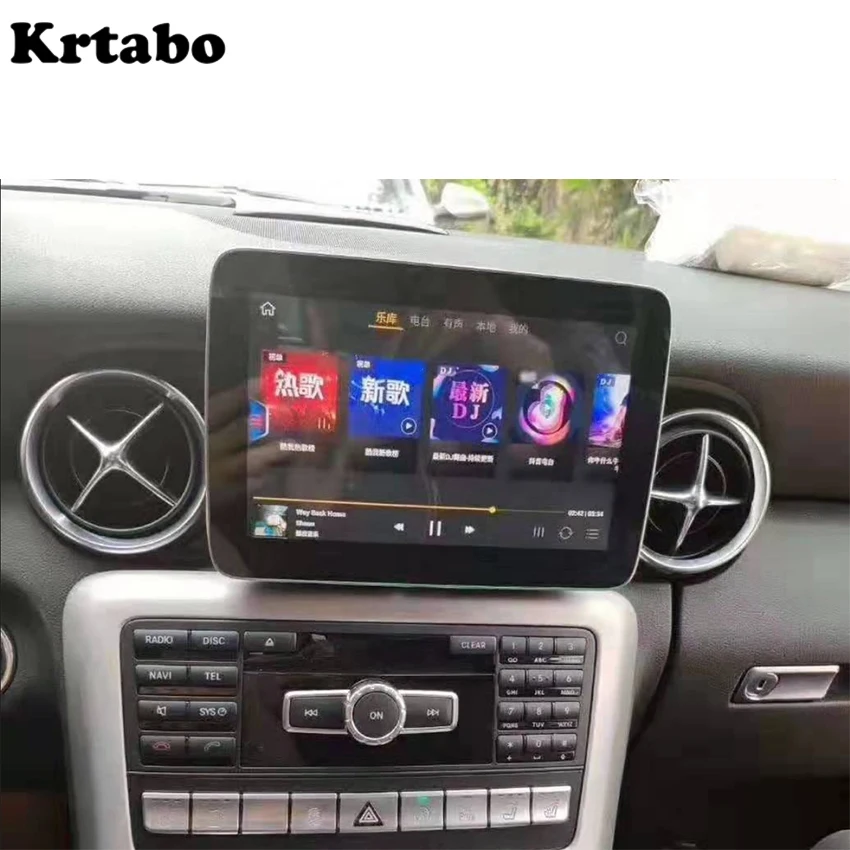 Cheap Car radio Android multimedia player 4G RAM For Mercedes Benz SLK 200 350 MB R172 2010~2015 10.25 inch touch screen GPS Carplay 2