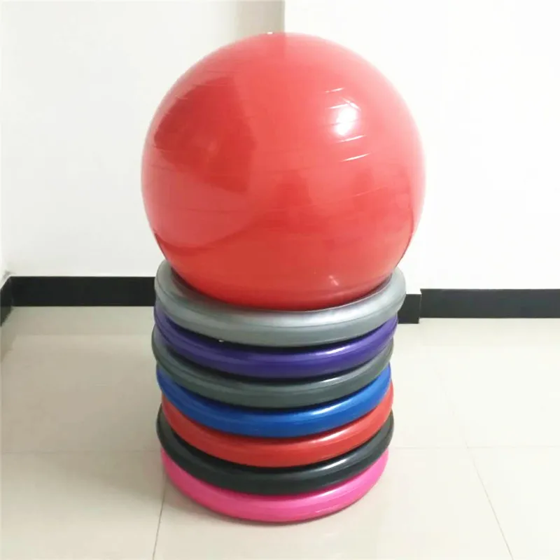 Мяч для йоги фиксированная база противоскользящая Удобная утолщенная Взрывозащищенная женская домашняя офисная одежда для фитнеса прочная база для йоги