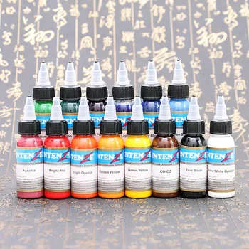 

14 PCS 30ml tattoo ink set Microblading permanent makeup art pigment cosmetic tattoo paint for Tattoo eyebrow eyeliner lip body