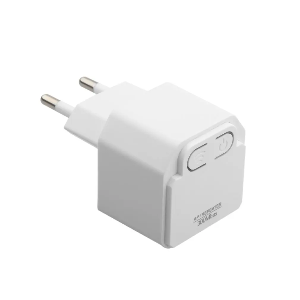 

300M WiFi Repeater 802.11a/b/g/n Network Extender Amplifier Wall Plug Design Wifi Signal Booster for Office Home