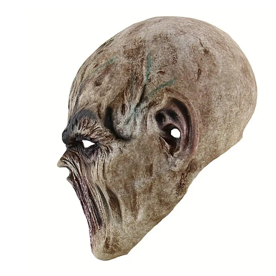 Horror Alien Latex Face Mask for Halloween Costume