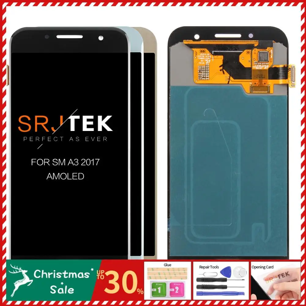 4," AMOLED A320 A320F ЖК-дисплей для SAMSUNG Galaxy A3 lcd дисплей сенсорный экран дигитайзер A320M SM-A320F Замена ЖК-дисплея