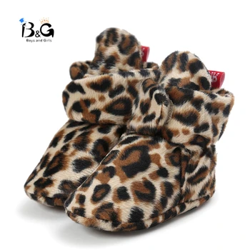 

B&G Girl Princess Kids Winter Snow Boots Warm Fleece Toddler Walking Shoes Cotton Soft Boys First Walkers Winter Boots