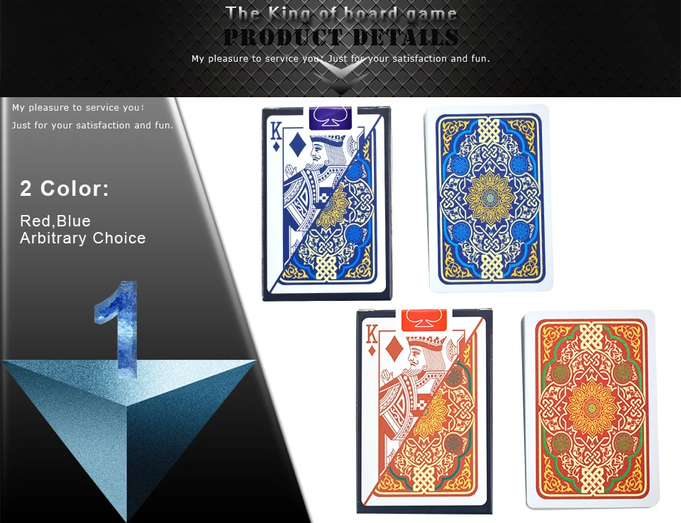 K8356 Plastic Playing Cards Texas Hold'em Poker Cards Narrow Brand PVC Poker Board Games Waterproof Wearable Bridge Can  Washed (7)