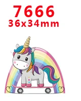 30 шт мультяшный персонаж плоское украшение из смолы PR 7143 - Цвет: 7666