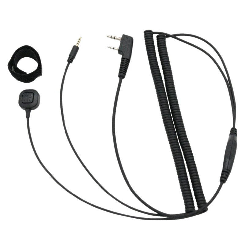 Для Vimoto V3 V8 V5S Bluetooth Шлемы-гарнитуры Соединительный кабель для Kenwood Baofeng UV-5R UV-82 GT-3 двухстороннее радио