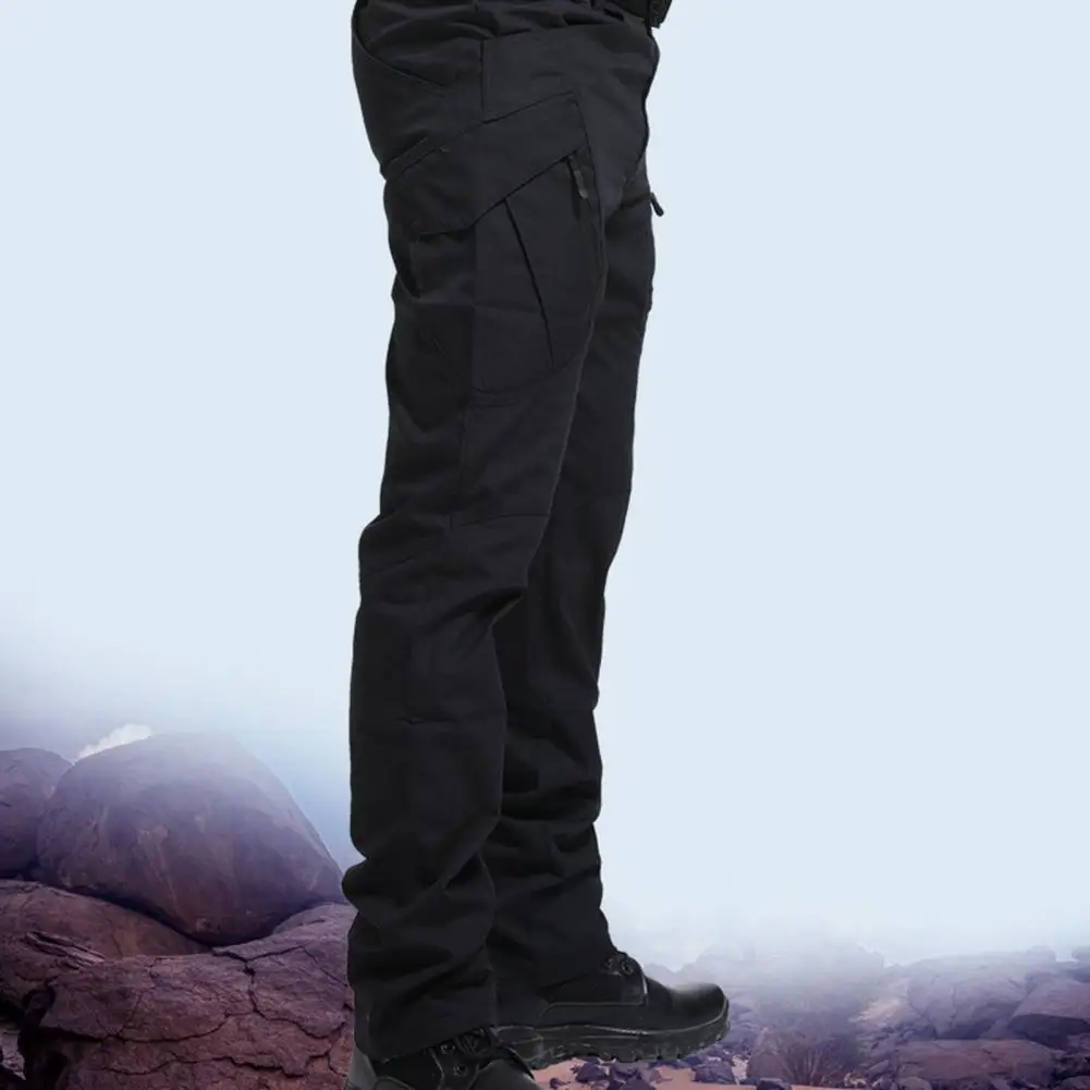 Military Cargo Pants Cargo Pants Men's Pants Multi Pocket Elastic Military Trousers Male Casual Autumn Spring Cargo Pants For Men Slim for Outdoor