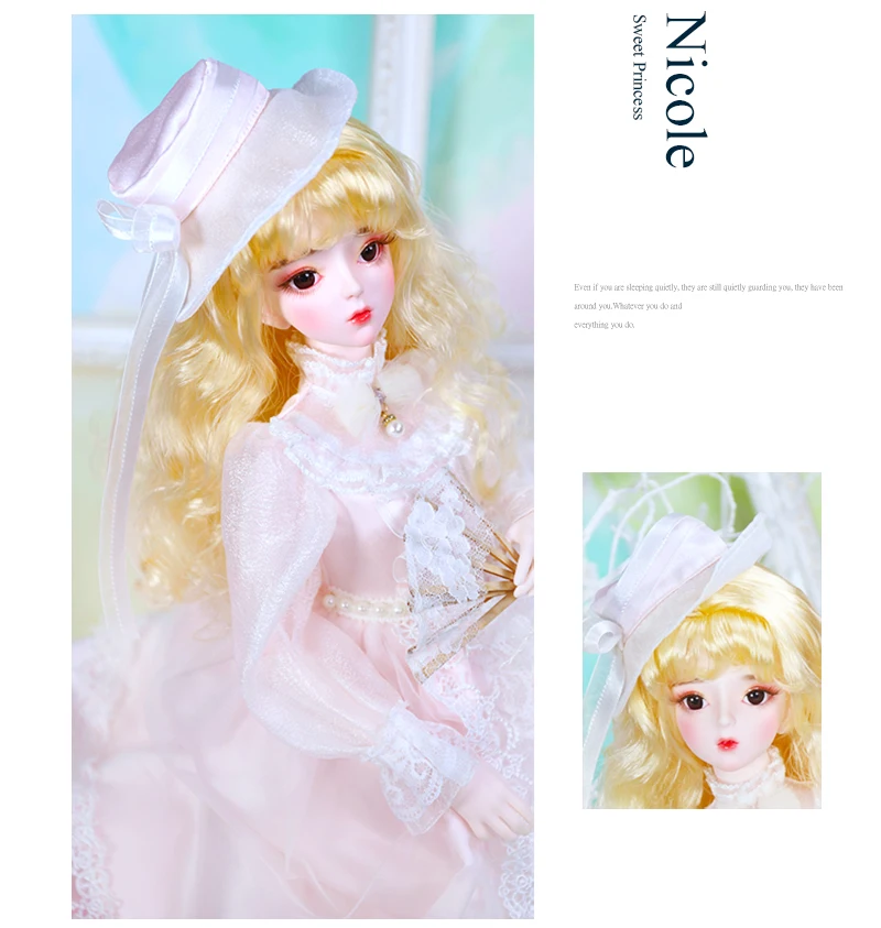 DBS 1/3 bjd кукла 62 см шарнир тела обувь и платье для куклы головной убор мечта фея SD