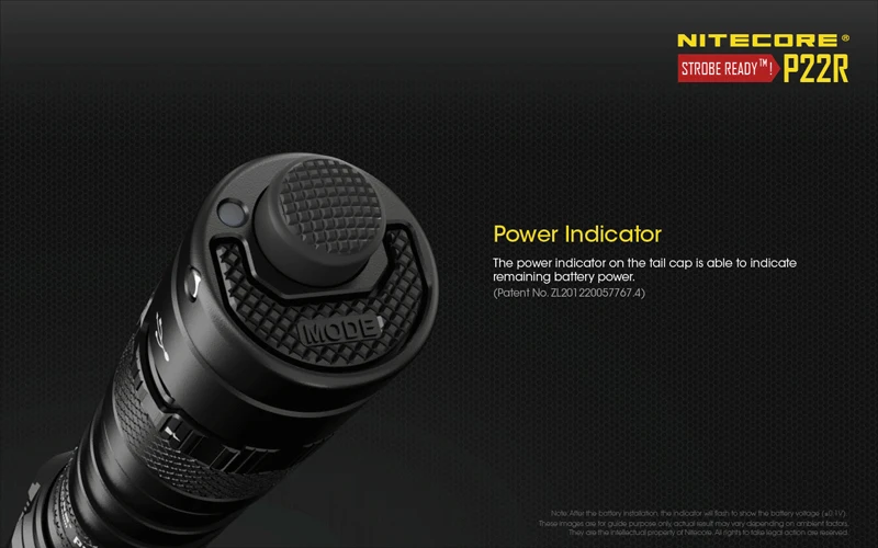 NITECORE P22R 1800 Lumens Tactical Flashlight (20)