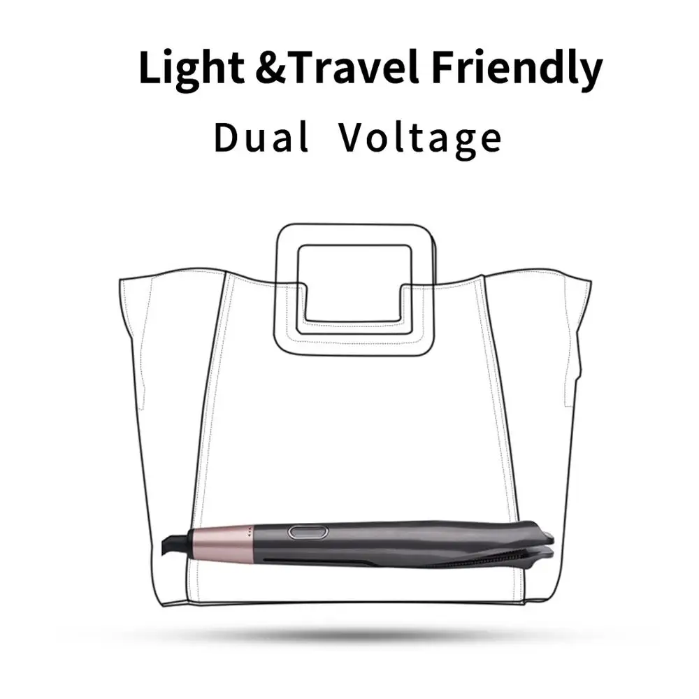 Выпрямитель для волос 2 в 1 плойка с керамической пластиной|iron brush|straightener iron brushsteam