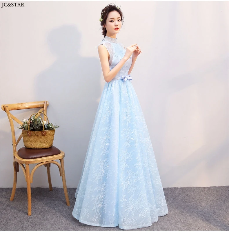 Robe de demoiseur d'honneur pour mariage Новое кружевное платье трапециевидной формы с кристаллами для подружки невесты, длинное платье, vestido madrinha