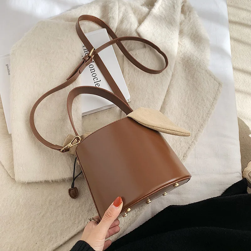Petit Sac Seau A Bandouliere Pour Femmes Sacoche Mini Sac A Main Couleur Unie Petit Sac Pour Telephone Portable Aliexpress