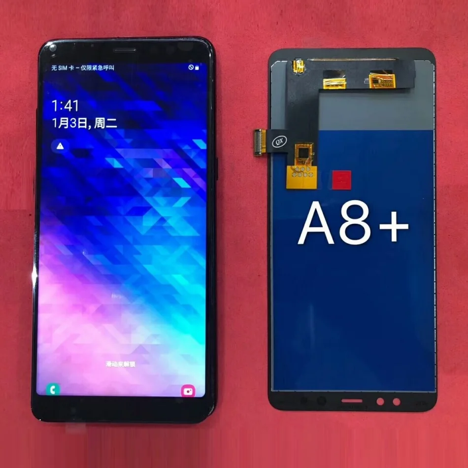 Для samsung A8 Plus A8+ A730 A730F A730X A730F/DS ЖК-дисплей сенсорный дигитайзер в сборе для samsung A8+ Plus