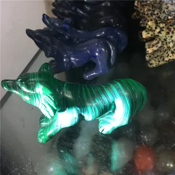 

Natural Stone Carved turquoise stone leopard Rock crystal