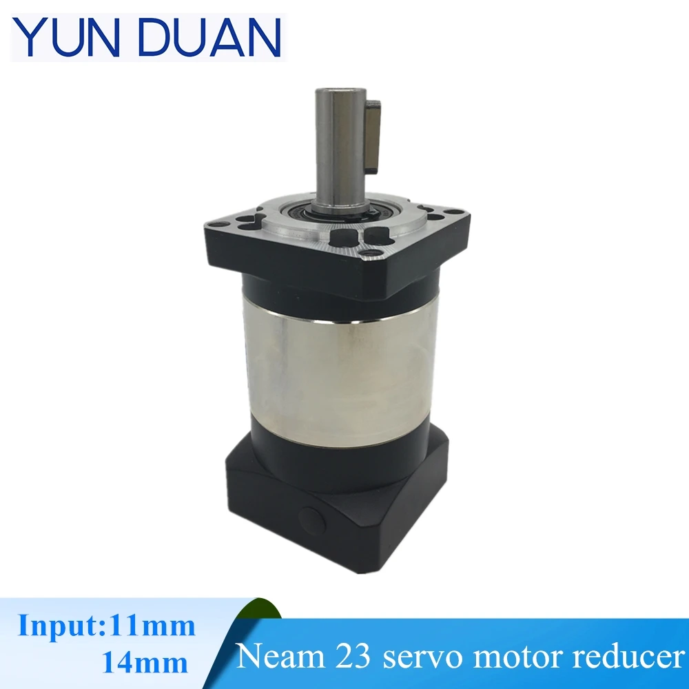 

60mm servo motor reducer ratio 3,4,5,7,10 planetary reducer shaft 11/14mm ,CNC motor 60 servo 7 arcmin spur gearbox