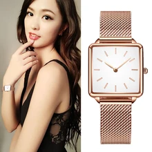 Роскошные Дизайнерские Брендовые женские повседневные кварцевые часы под платье, женские часы с браслетом, модные часы из нержавеющей стали