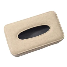 Роскошный Кожаный Автомобильный кронштейн для солнцезащитного козырька, Автомобильный кронштейн для спинки сиденья, универсальный тканевый чехол с заменой ткани