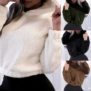 

Winter Women's Hoodies Full Sleeve Hoodie Velvet Tracksuit Sweatshirt Hoodies Women Hoody Female Itself Keep warm