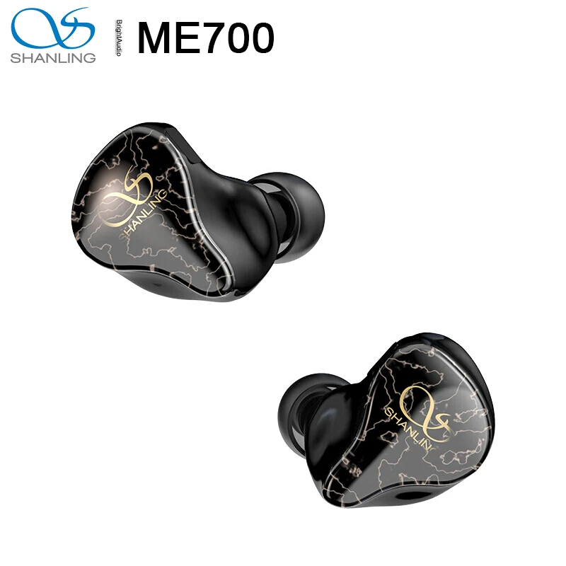 Shanling ME700 1DD + 4BA пять гибридных наушников в ухо IEM с тройным отверстием 3D принтом