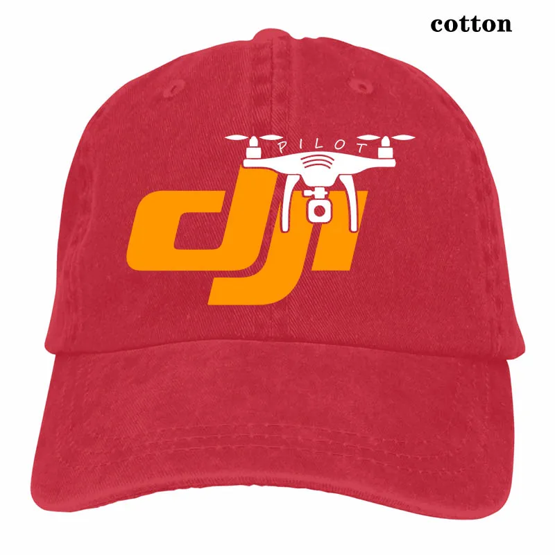 DJI PILOT бейсбольная кепка для мужчин и женщин, Кепка для водителя грузовика, модная Регулируемая Кепка - Цвет: 3-Red
