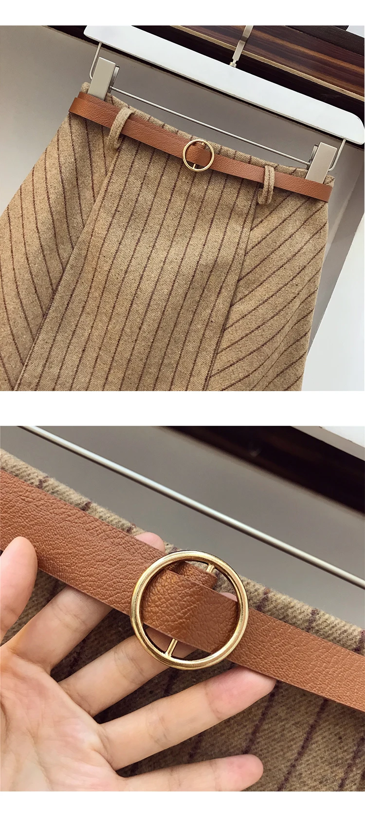 Г., осенне-зимний корейский OL комплект из 2 предметов, винтажный пуловер свитер с v-образным вырезом топ+ трапециевидная клетчатая юбка средней длины комплект из двух предметов