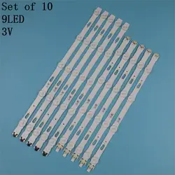 New 10 PCS/set LED backlight strip for samsung UN40JU6700 V5DU-400DCA-R1 V5DU-400DCB-R1 BN96-34792A  S_5u75_40_FL_R05 L04 34791A