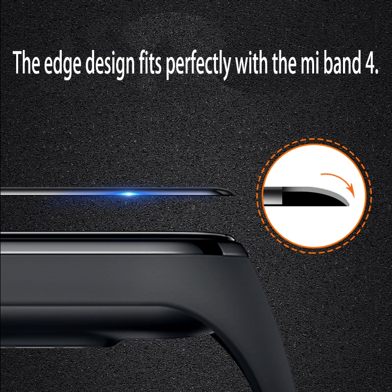 3D Защитное стекло для Xiaomi mi band 4 пленка для mi band 4 смарт-ремешок для часов 4 полное покрытие мягкая защитная пленка для экрана mi band 4 стеклянная пленка