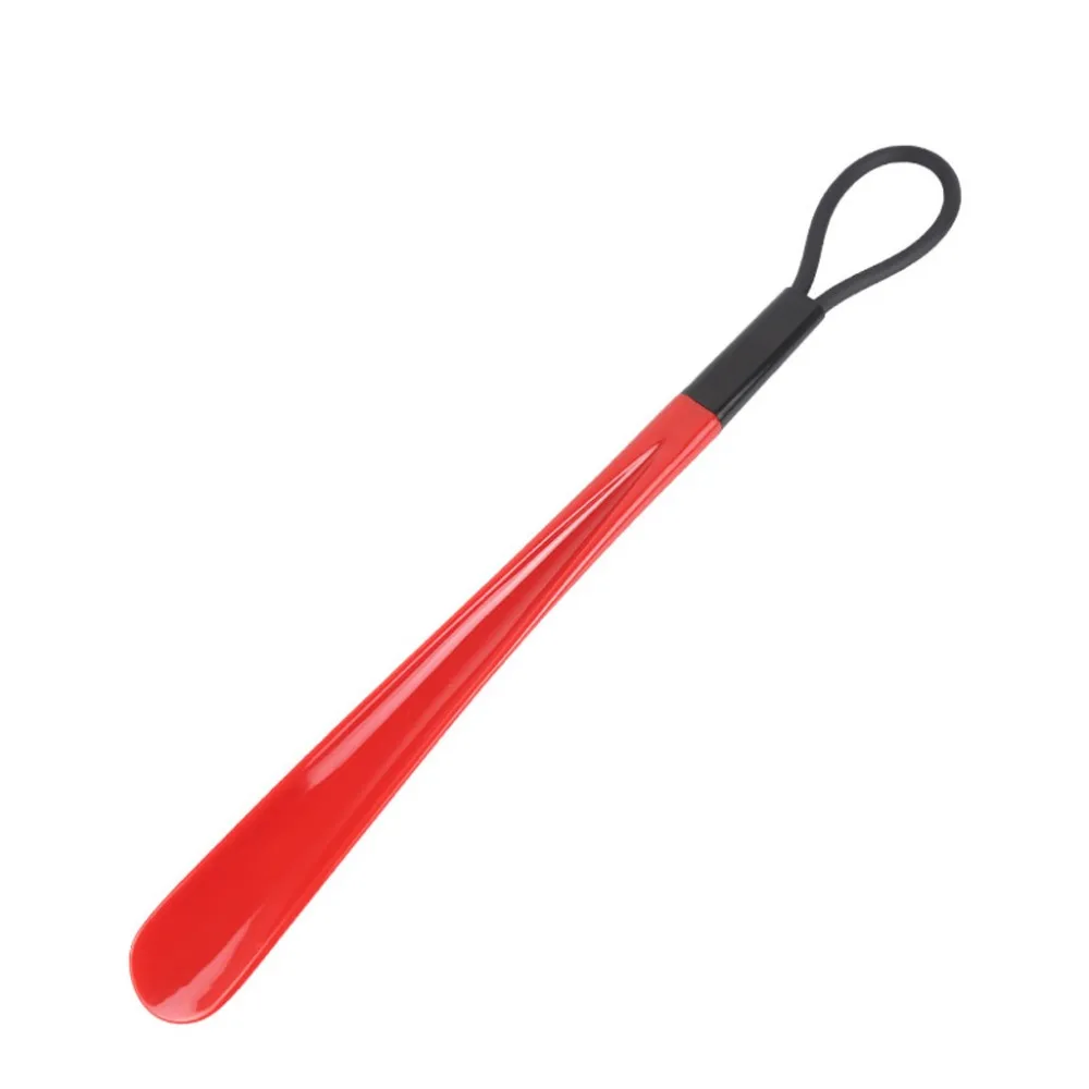  Lazy Shoe Helper Shoe Horn Portable Sock Slider Handled Shoehorn  Long Lifting Easy Schoenlepel lang  (1)