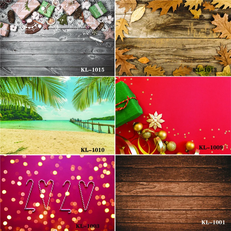 

Vinyl Custom Photography Backdrops Prop Flower and Wooden Planks Theme Photography Background #0113