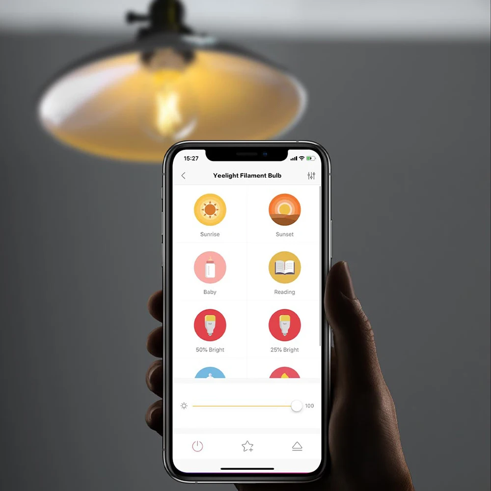 Новейший Xiaomi Yee светильник, умный светильник Эдисона, лампа E27, 220 В, 1700-6500 К, лампы накаливания, ампулы накаливания для Mijia App Homekit