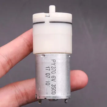 

1pcs DC 5V 0.18A Micro Air Pump DC Small Mini 370 Motor Micro Air Pump Oxygen Pump Low Noise Aquarium Fish Tank DIY 4.3mm Outlet