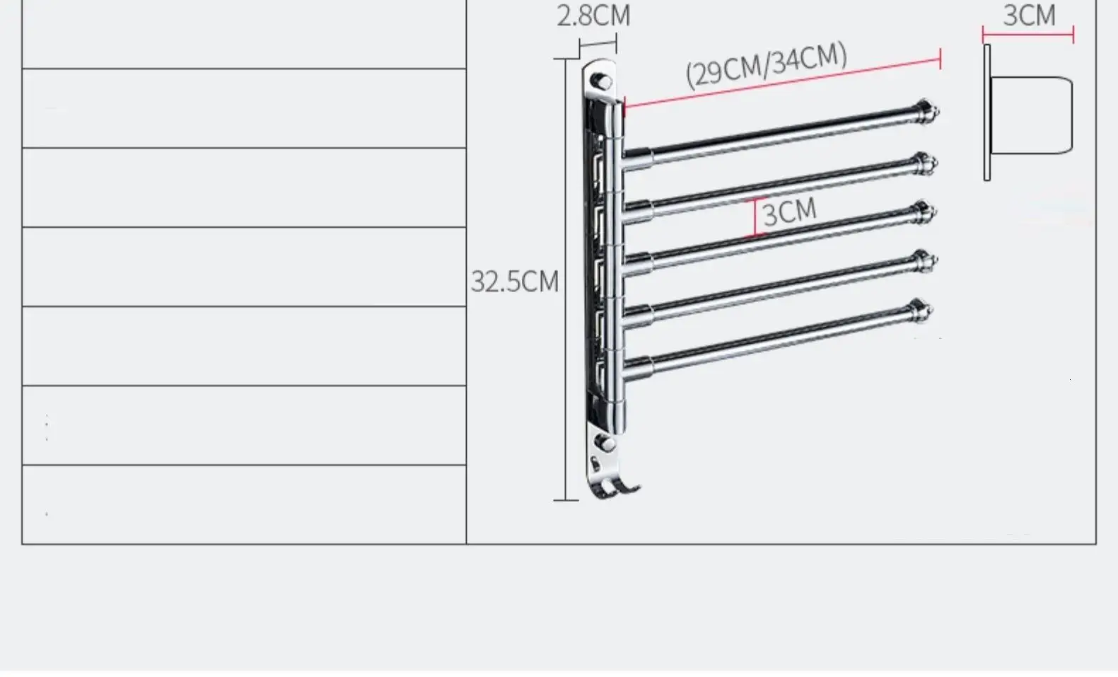 Estante Prateleira Parede Etagere Lazienka Estanteria Rotatable Salle De Bain Wall Shower Accessories Towel Rack Bathroom Shelf